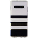 Kate Spade Defensive Hardshell Case for Samsung Galaxy S10+ - Stripe Black/Gold