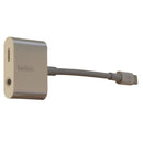 Belkin (F8J212btWHT) 3.5mm Audio & Charge Adapter for iPhones - White