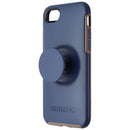 OtterBox Otter+Pop Symmetry Series Case for iPhone SE (2nd Gen)/8/7 - Blue/Gray