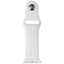Replacement Apple 38mm Sport Band Clasp for Apple Watch 38/40/41mm - White/Silv.