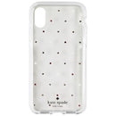 Kate Spade Defensive Hardshell Case for iPhone XS and X - Clear / Pin Dot Gems