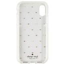 Kate Spade Defensive Hardshell Case for iPhone XS and X - Clear / Pin Dot Gems