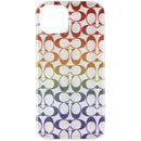 Coach Protective Case for Apple iPhone 13 - Rainbow Signature C Logos