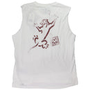 adidas Five Ten Stealth Cat Graphic Tank Top for Women - White (Size: M)