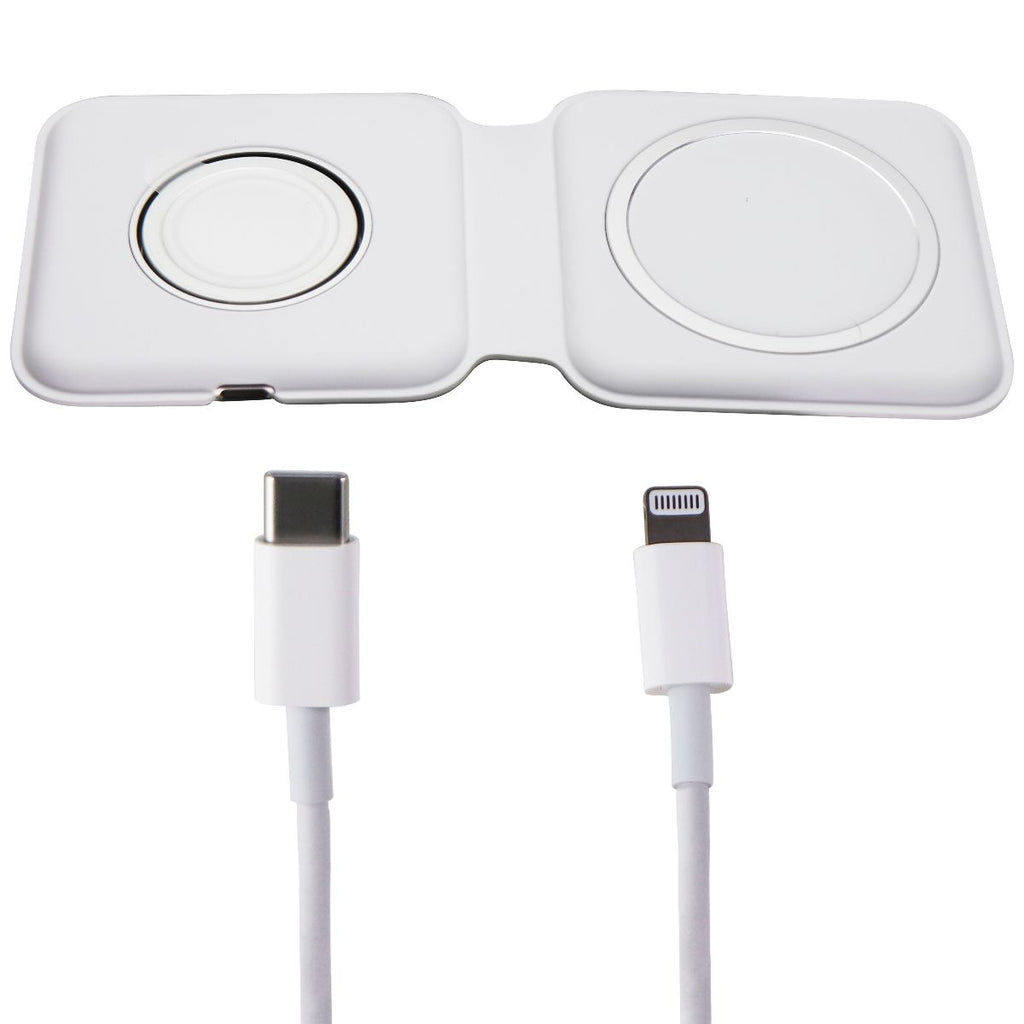 Official Apple MagSafe Duo Charger for iPhone & Apple Watch - White (A
