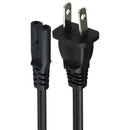 Kenic Two Prong AC Power Cord (KE-01) - Black (7A/125V)