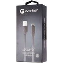 mWorks! mPOWER! (6-Foot) Micro-USB to USB Flat Cable - Black