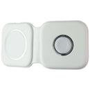 S. Simple Wireless Qi Smartphone and Smartwatch Charging Pad - White