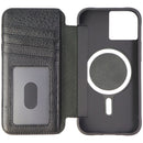 Case-Mate Leather Tough Wallet Folio For Magsafe Case for iPhone 13 - Black