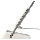 Ventev 15W Wireless ChargeStand for Qi Wireless Charging Devices - White/Silver