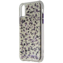 Case-Mate Genuine Flowers Hard Case for Apple iPhone X - Ditsy Petals Purple