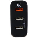 mWorks! mPOWER! 3 Port Quick Charge Wall Charger - Black