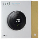 Google Nest Learning Programmable Smart Thermostat for Home - 3rd Gen - Black