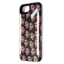LuMee Duo Selfie LED Case for iPhone SE 2nd Gen & iPhone 8/7 - Kimoji Cry Face