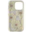 Kate Spade Defensive Hardshell Case for iPhone 13 Pro - Hollyhock Floral Clear