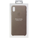 Apple Leather Case for iPhone Xs Max (MRWR2ZM/A) - Taupe