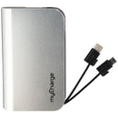 myCharge HUBPLUS-C 6700 mAh Portable Charger with USB-C + Micro-USB - Silver