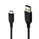 OtterBox (6.6Ft/2m) Durable USB-C to USB Charge/Sync Cable - Black