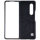 Samsung Leather Protective Cover for Galaxy Z Fold3 5G - Black (EF-VF926LBEGUS)