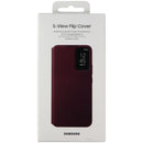 Samsung S-View Flip Cover Series Case for Samsung Galaxy (S22+) - Burgundy