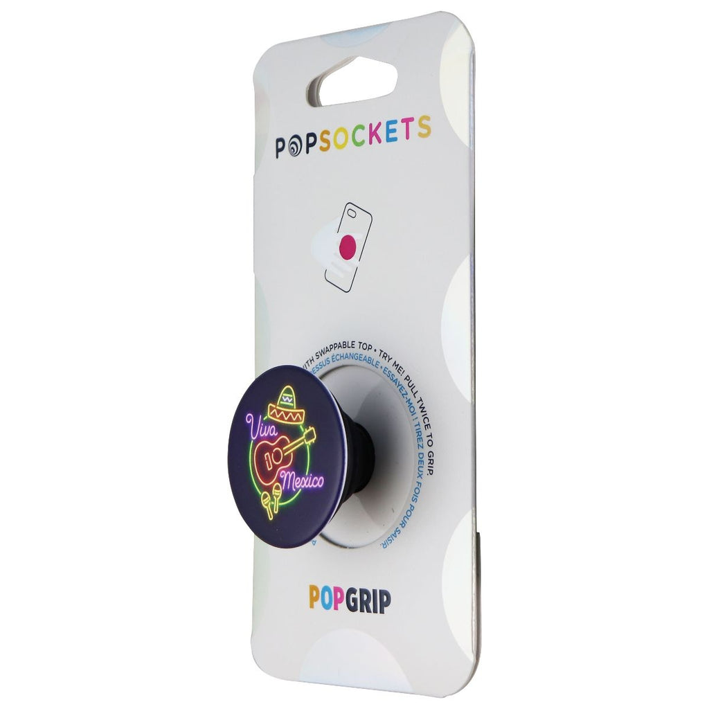 PopSockets PopGrip Stand and Grip with Swappable Top Viva Neon