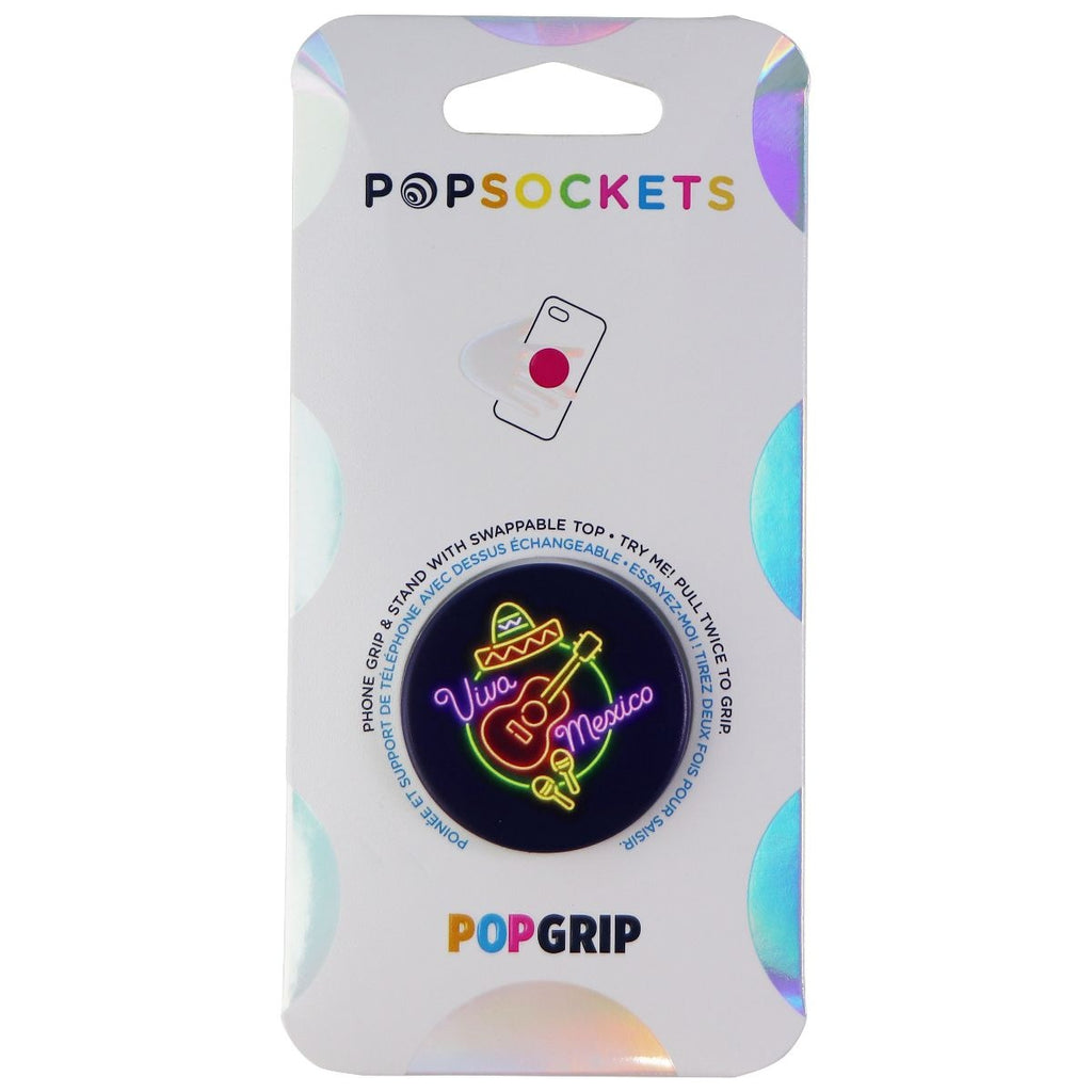PopSockets PopGrip Stand and Grip with Swappable Top Viva Neon - Main Image