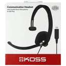 Koss CS295-USB Single-Sided Communication Wired USB Headset - Black