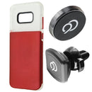 Nimbus9 Ghost Case with Car Vent Mount for Samsung Galaxy (S8+) - Red & Clear