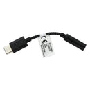 Universal USB-C to 3.5mm Adapter - Braided Black/Gray