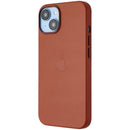 Apple Leather Case For Magsafe for Apple iPhone 14 - Umber