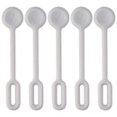 Verizon Rubber Cable Ties (5 Pack) for Cable Management and Storage - White
