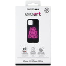 Tech21 EvoArt Case for Apple iPhone 12 and iPhone 12 Pro - Black / No Bad Days
