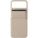 Samsung Official Flap Leather Cover Luxury Case for Galaxy Z Flip4 - Peach