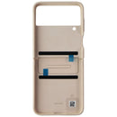 Samsung Official Flap Leather Cover Luxury Case for Galaxy Z Flip4 - Peach