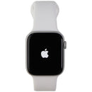 Apple Watch Series 6 (GPS + LTE) - 44mm Silver Aluminum/White Sport Band (A2294)