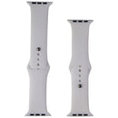 Apple Watch Series 6 (GPS + LTE) - 44mm Silver Aluminum/White Sport Band (A2294)