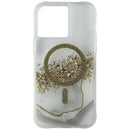 Case-Mate Karat Marble Case for MagSafe for iPhone 14 Pro Max - Clear/Gold