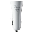PureGear (30-Watt) LightSpeed USB and USB-C Dual Port Car Charger - White