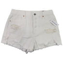 PacSun Vintage High Rise Jean Shorts - Size 30 - Ripped White