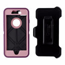 OtterBox Defender Series Case and Holster for iPhone 8 7 - Purple / Light Pink