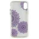 Nimbus9 Canvas Series 2 Piece Case for Apple iPhone Xs/X - Purple/Clear