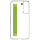 Samsung Slim Strap Cover Case for Galaxy S21 FE (5G) - Clear/White/Neon Yellow