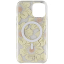 Kate Spade Hardshell Case for MagSafe iPhone12 Pro Max - Hollyhock Floral Clear
