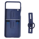 Samsung Silicone Cover with Ring for Samsung Galaxy Z Flip4 - Navy
