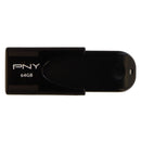 PNY Attaché 4 (64GB) USB 2.0 Flash Drive - Black (P-FD64GATT4-GE)