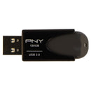 PNY - Attache 4 128GB USB 3.0 / 2.0 Flash Drive - Black