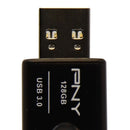 PNY - Attache 4 128GB USB 3.0 / 2.0 Flash Drive - Black