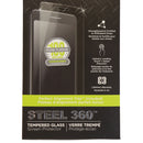 PureGear Steel 360 Tempered Glass Screen Protector for Moto Z Droid - Clear