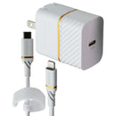 OtterBox Fast 20W Wall Charger and 3-Foot USB-C to 8-pin Cable - Cloud Dust