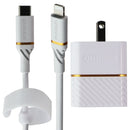OtterBox Fast 20W Wall Charger and 3-Foot USB-C to 8-pin Cable - Cloud Dust